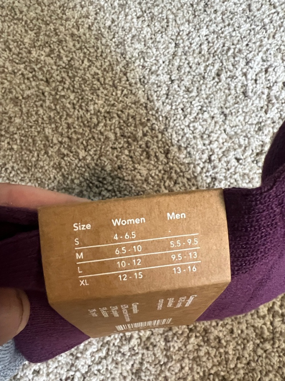 wellow Women's Premium Compression Socks in Plum - Picture 3 of 4
